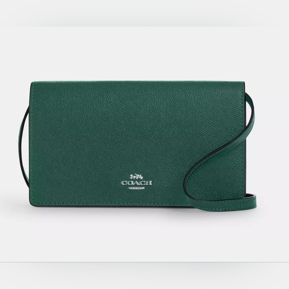 coach Anna Foldover Clutch Crossbody Bag - Picture 3 of 10